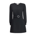 Saint Laurent Sablè mini Dress with cut nude back