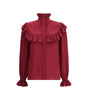 Saint Laurent Silk Blouse with ruffles