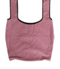 Dolce & Gabbana Pink Cotton Velvet DG MILANO Shoulder Shopping Borse Bag