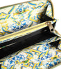 Dolce & Gabbana Green Leather Logo Plaque Zip Around Continenta Wallet