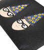 Dolce & Gabbana Black Leather #DGFAMILY Embellished Men Clutch Pouch Bag
