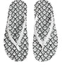 Dolce & Gabbana Black White Logo Beachwear Flats Slipper Shoes
