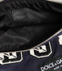 Dolce & Gabbana Blue DG Logo Patch Embellished Pouch Clutch Men Borse Bag