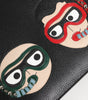 Dolce & Gabbana Black Leather #DGFAMILY Embellished Men Clutch Pouch Bag