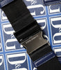 Dolce & Gabbana Blue White Leather D&G Logo Plaque Crossbody Borse Bag