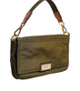 Dolce & Gabbana Dark Green Nylon Logo Plaque Shoulder Strap Borse Bag