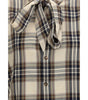 Saint Laurent Tartan lavallière Shirt