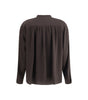 Giorgio Armani Camisa de seda de doble botonadura