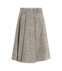 Brunello Cucinelli Virgin wool midi Skirt