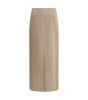 Brunello Cucinelli Satin midi Skirt