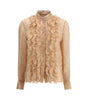 Kristina Ti Rouches silk Blouse