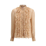 Kristina Ti Rouches silk Blouse
