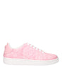 Versace Pink Leather Sneakers