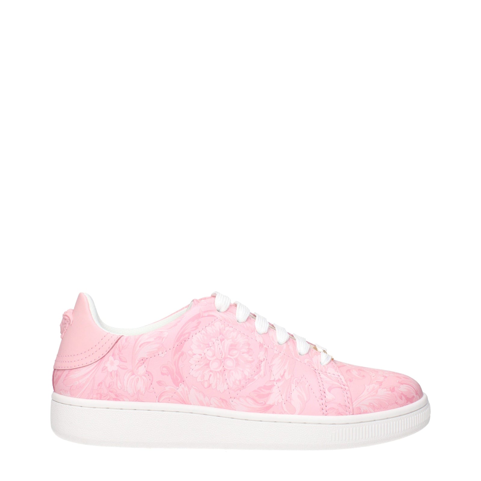 Versace Pink Leather Sneakers