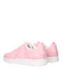 Versace Pink Leather Sneakers