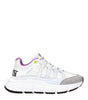 Versace Beige Fabric Athletic Sneakers