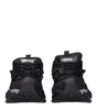 Versace Black Leather Athletic Sneakers