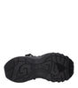 Versace Black Leather Athletic Sneakers