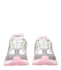 Versace Beige Fabric Athletic Sneakers