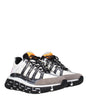 Versace Beige Fabric Athletic Sneakers