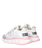 Versace Beige Fabric Athletic Sneakers