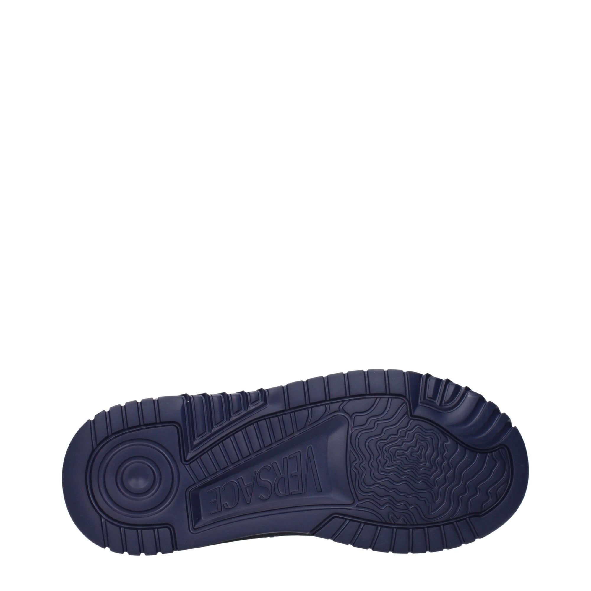 Versace Blue Fabric Chunky Sneakers