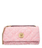 Versace Pink Fabric Shoulder Bags