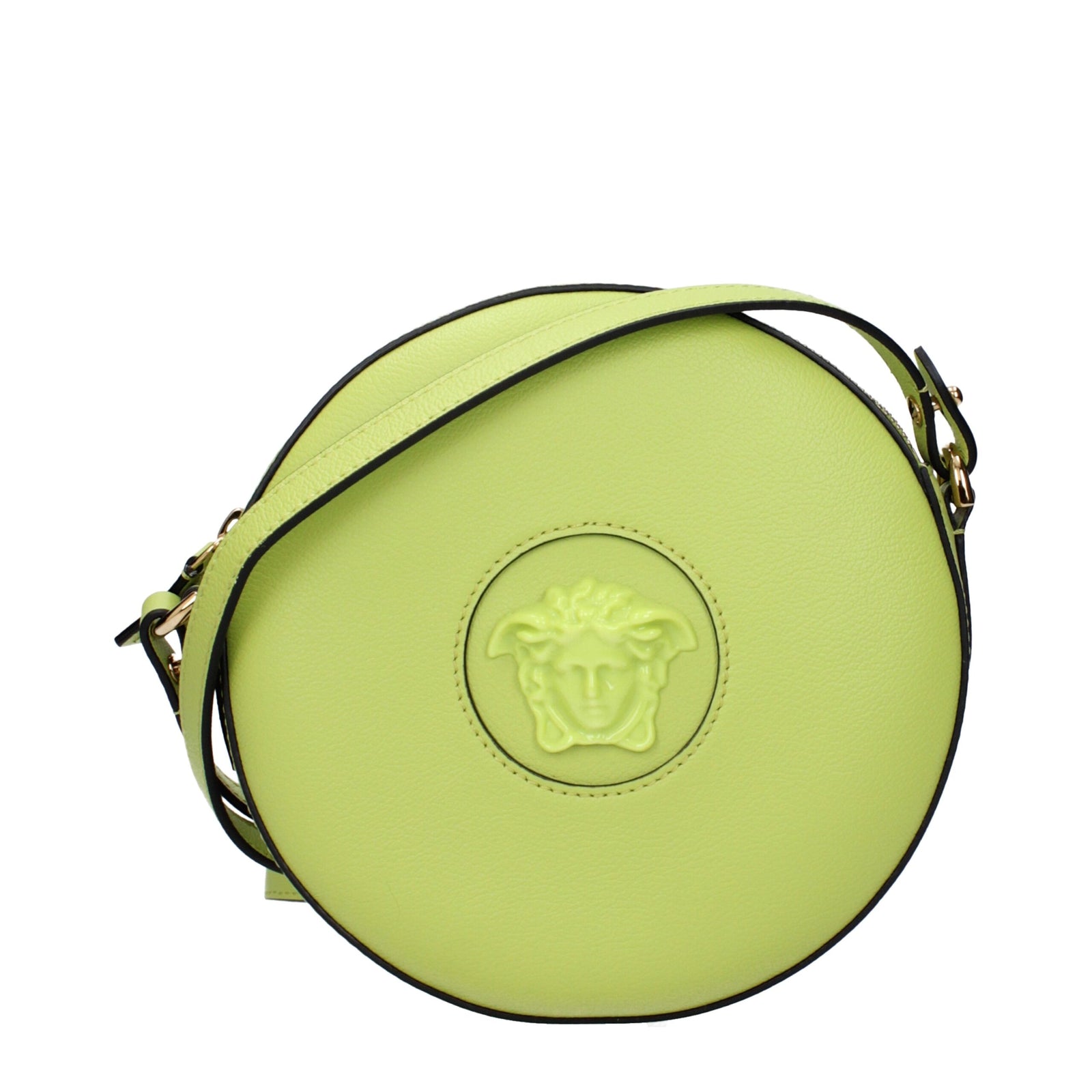 Versace Green Leather Crossbody Bags