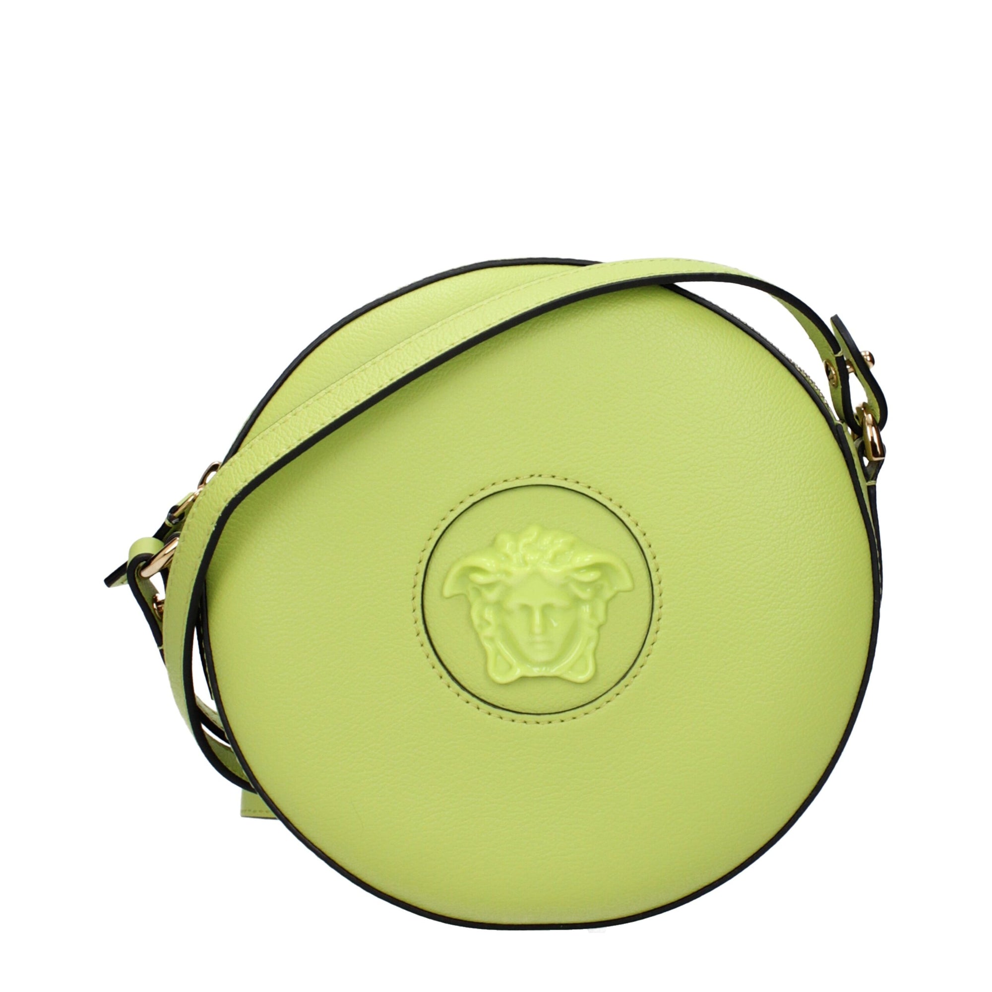 Versace Green Leather Crossbody Bags