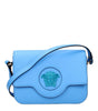 Versace Light Blue Leather Crossbody Bags