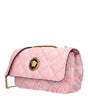 Versace Pink Fabric Shoulder Bags