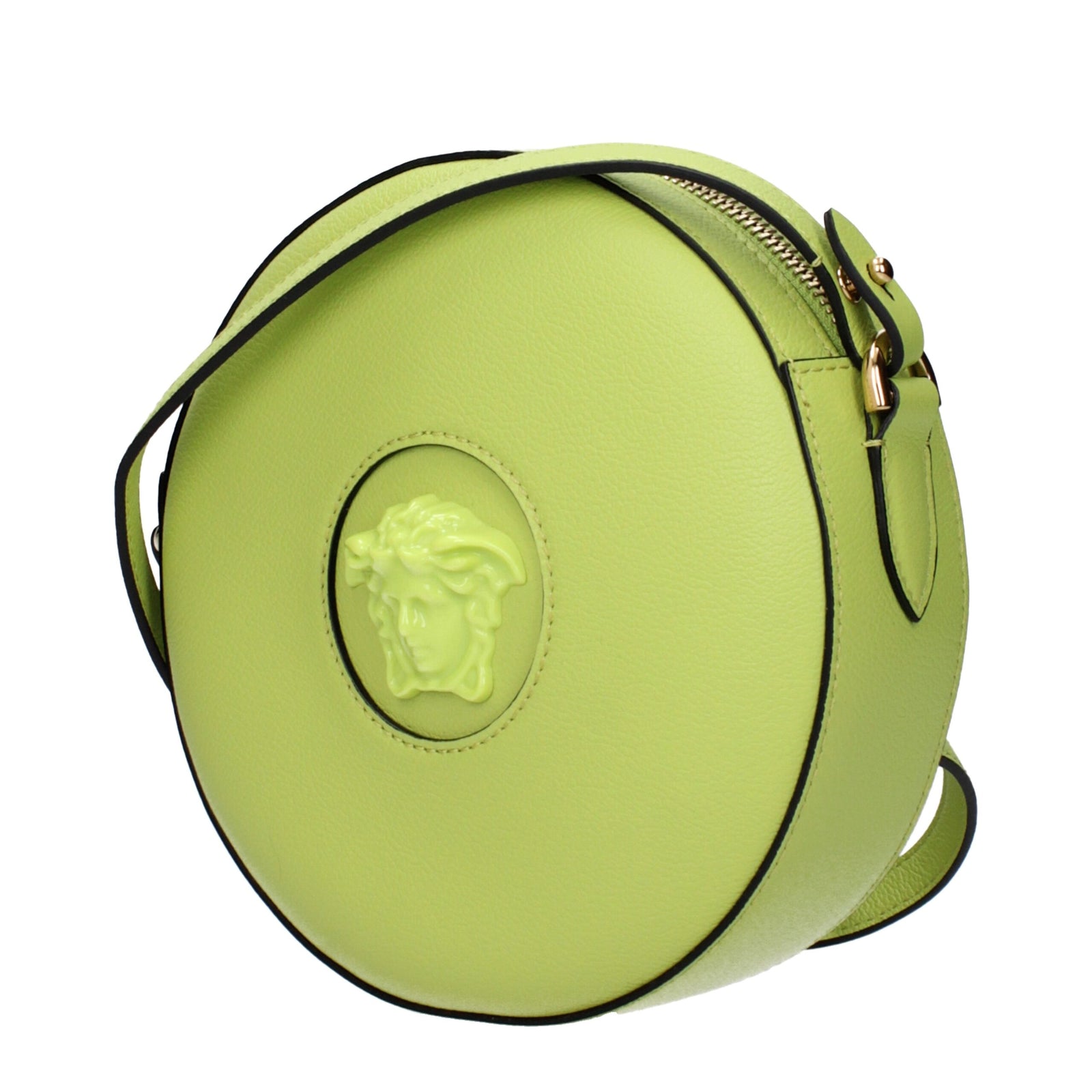 Versace Green Leather Crossbody Bags