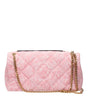 Versace Pink Fabric Shoulder Bags