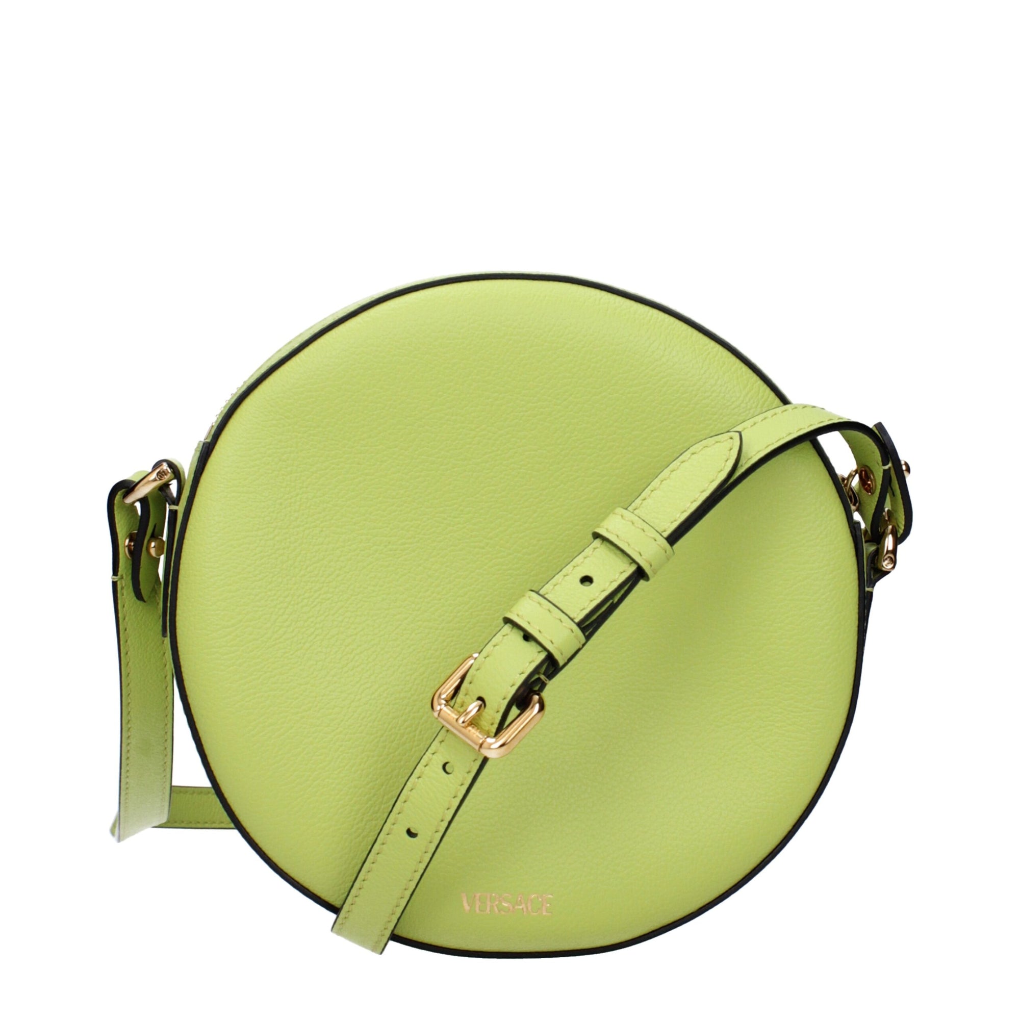 Versace Green Leather Crossbody Bags