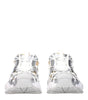 Versace White Fabric Athletic Sneakers