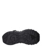 Versace Black Leather Athletic Sneakers