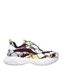 Versace Red Fabric Athletic Sneakers