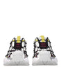 Versace Red Fabric Athletic Sneakers