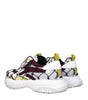 Versace Red Fabric Athletic Sneakers