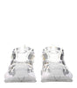 Versace White Fabric Chunky Sneakers