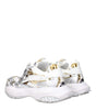Versace White Fabric Chunky Sneakers