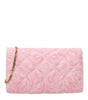 Versace Pink Fabric Clutch Bags