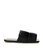 Bottega Veneta Elegant Black Leather Sandals