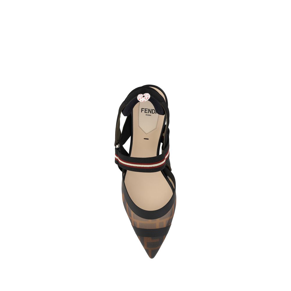 Fendi Colibri Rete Pumps