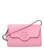 Versace Pink Leather Clutch Bags