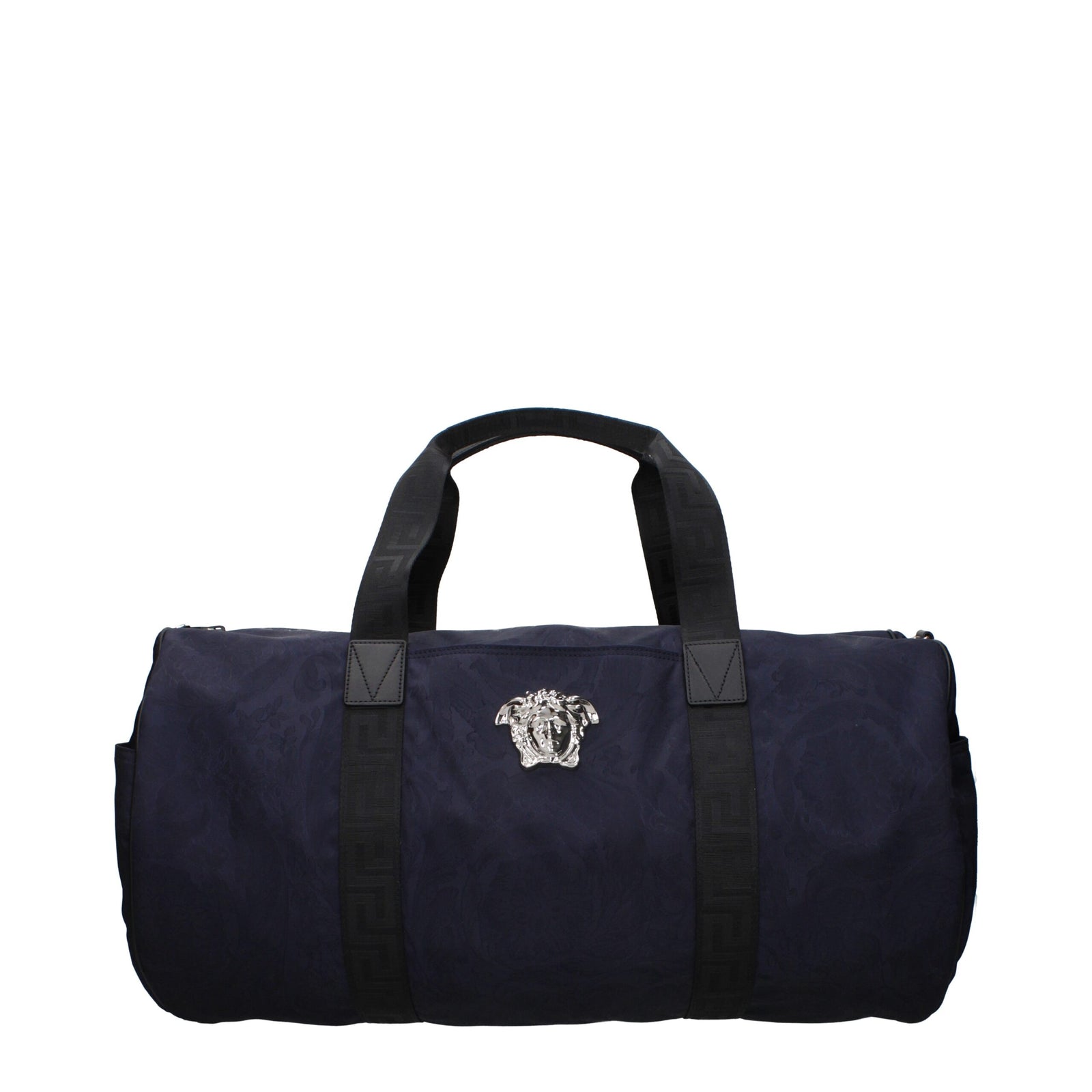 Versace Blue Fabric Luggage And Travel