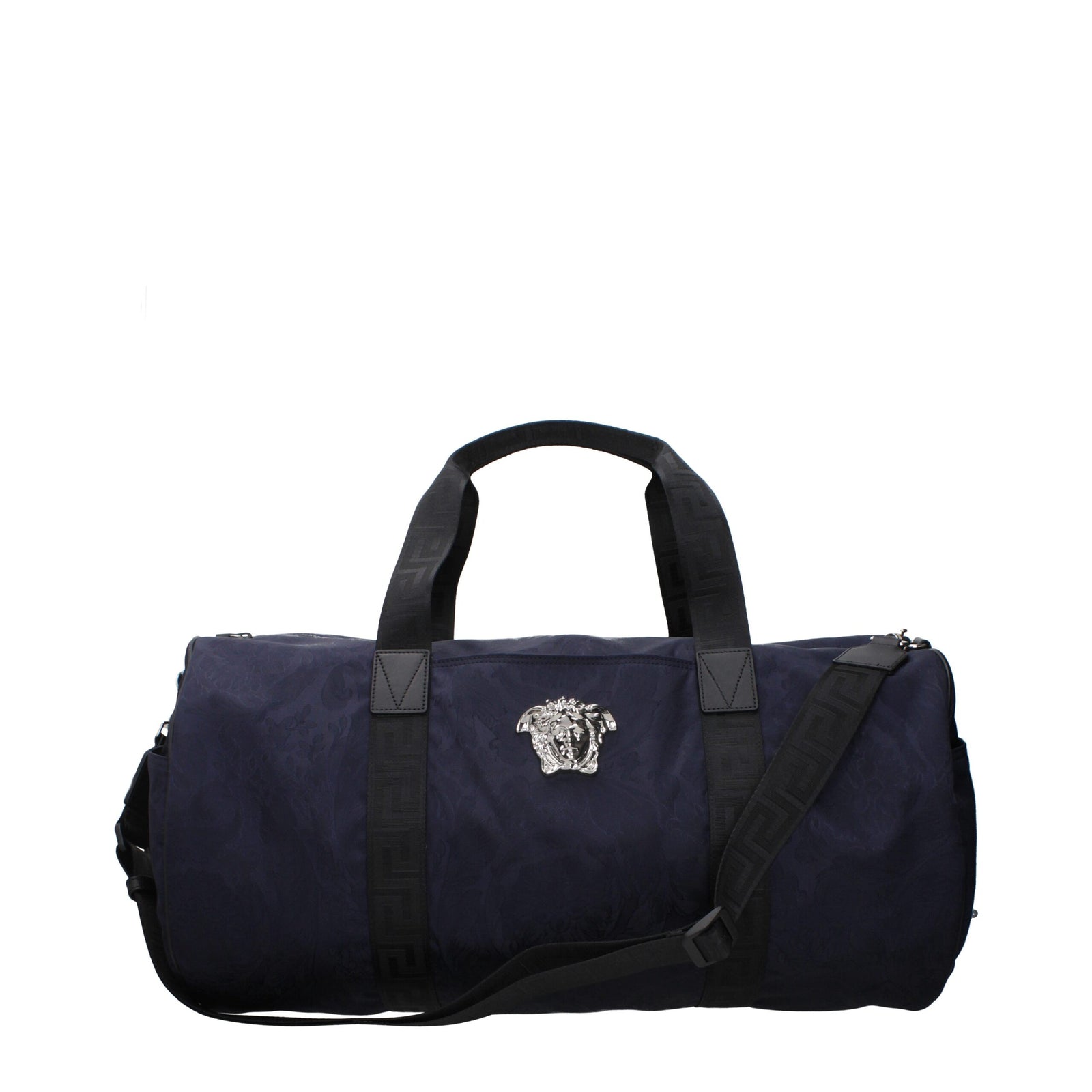 Versace Blue Fabric Luggage And Travel