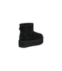 UGG Black Suede Leather Ankle
