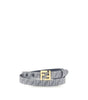 Fendi FF embroidered denim Belt