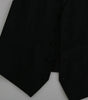 Dolce & Gabbana Black Wool Men Formal Waistcoat Vest